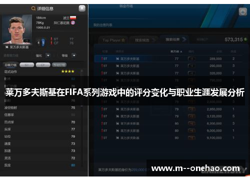 莱万多夫斯基在FIFA系列游戏中的评分变化与职业生涯发展分析